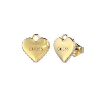 Cercei Guess Falling in Love stud inima cu cristale JUBE02231JWYGT-U