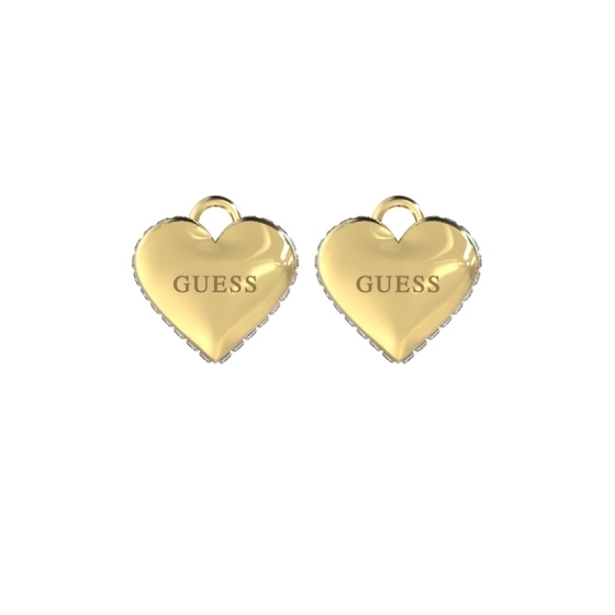 Cercei Guess Falling in Love stud inima cu cristale JUBE02231JWYGT-U