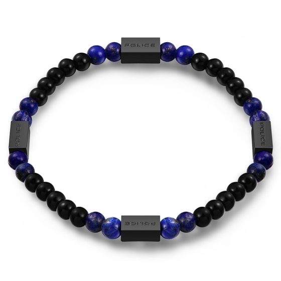 Bratara Police Urban Color Onyx and Lapis lazuli beads PEAGB0001305