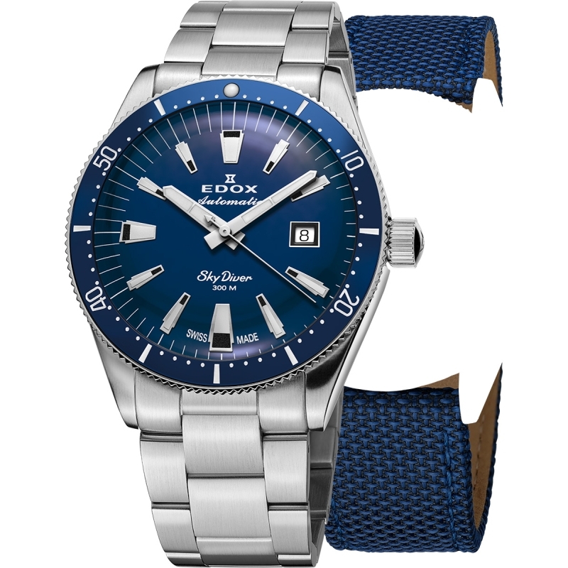 Ceas Edox SkyDiver Date Automatic Limited Edition 80126 3BUM BUIN