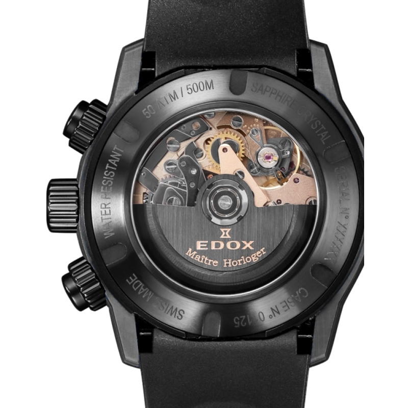 Ceas Edox CO-1 Carbon Chronograph Automatic 01125 CLNGN BUNN