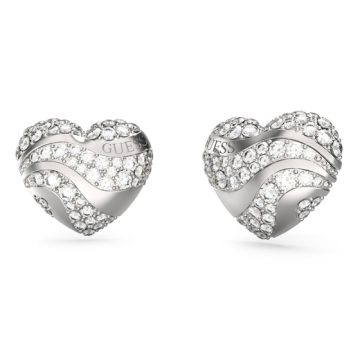 Cercei Guess In my Heart stud cu cristale JUBE04504JWRHT-U