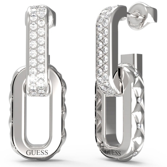 Cercei Guess Stylish stud lung cu cristale JUBE04582JWRHT-U